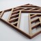 Ekena Millwork Extra Small Gilcrest Decorative Fretwork Wood Wall Panels, Hickory, 7 3/8"W x 7 3/8"H x 3/8"T WALW08X08X0375GCTHI - alternate 5
